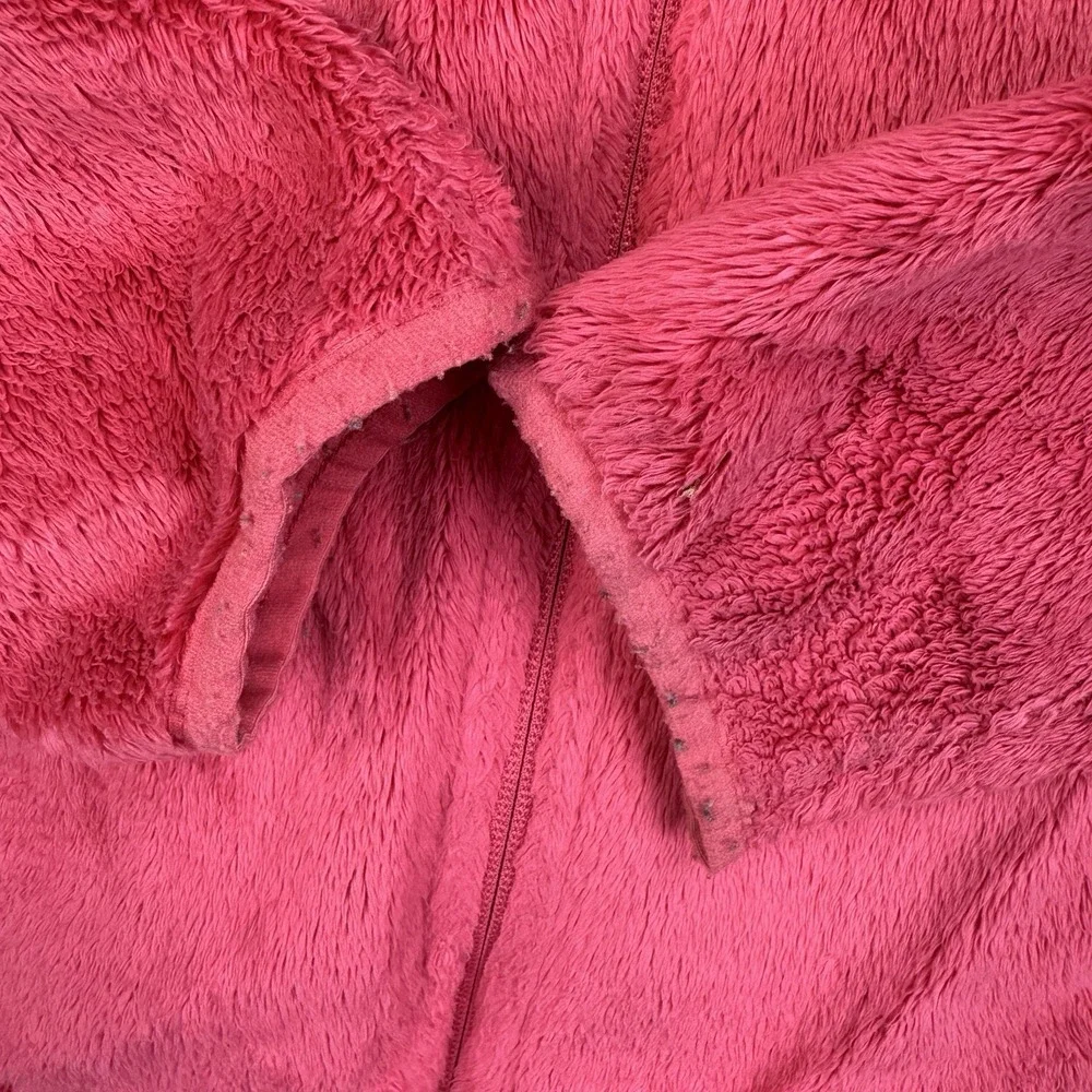 The North Face Osito 2 Fleece Jacket Women Medium‎ Pink Full Zip Soft Plush - Picture 11 of 13